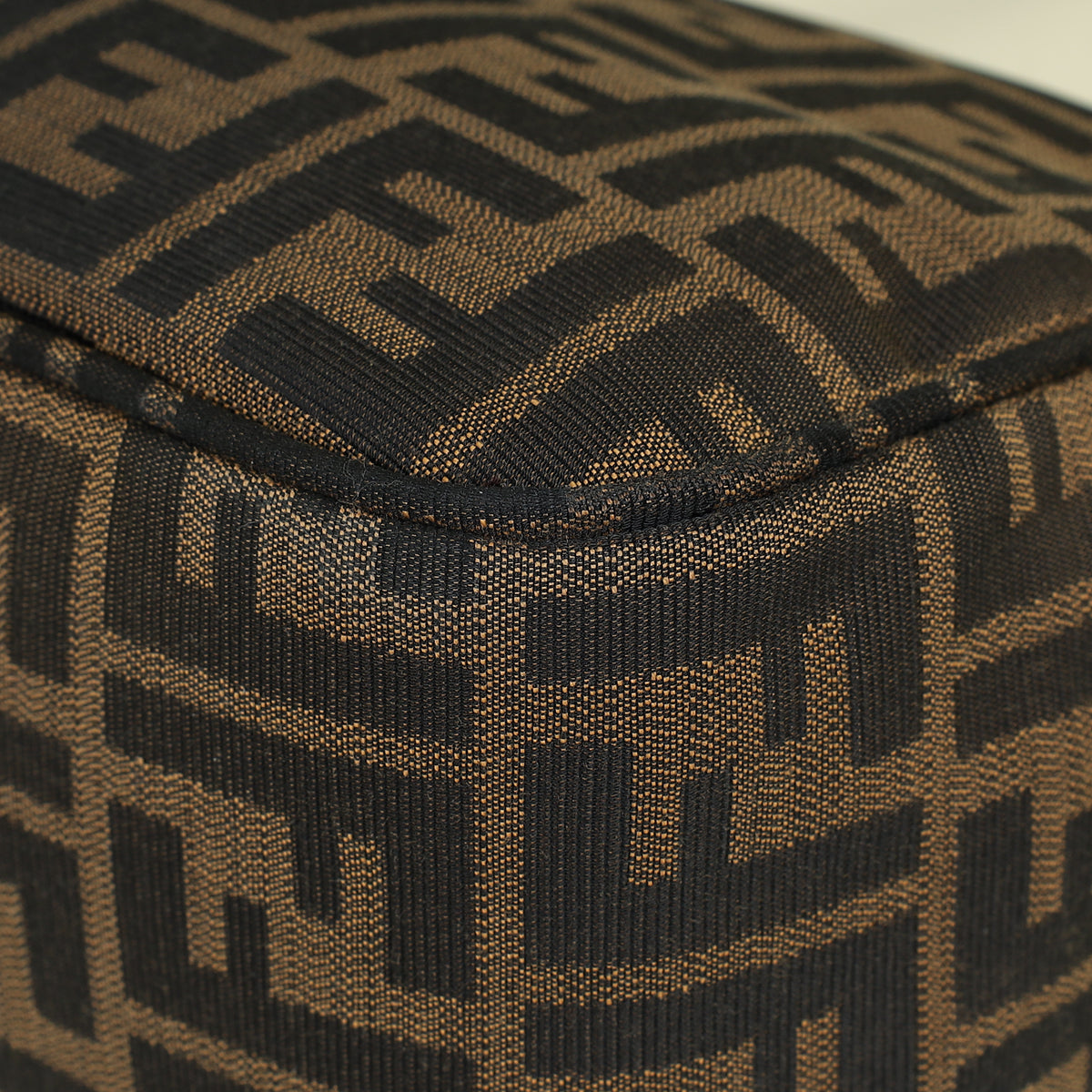 Fendi Bicolor Zucca Vitello Artic Small Messenger Bag