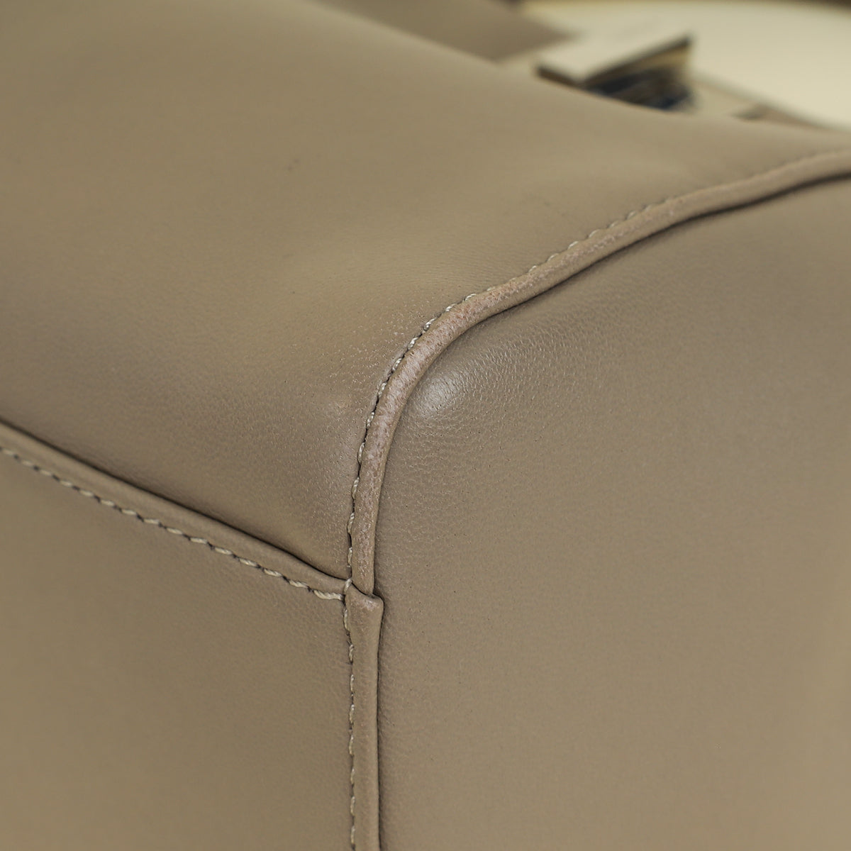 Fendi Grey Peekaboo Mini Bag