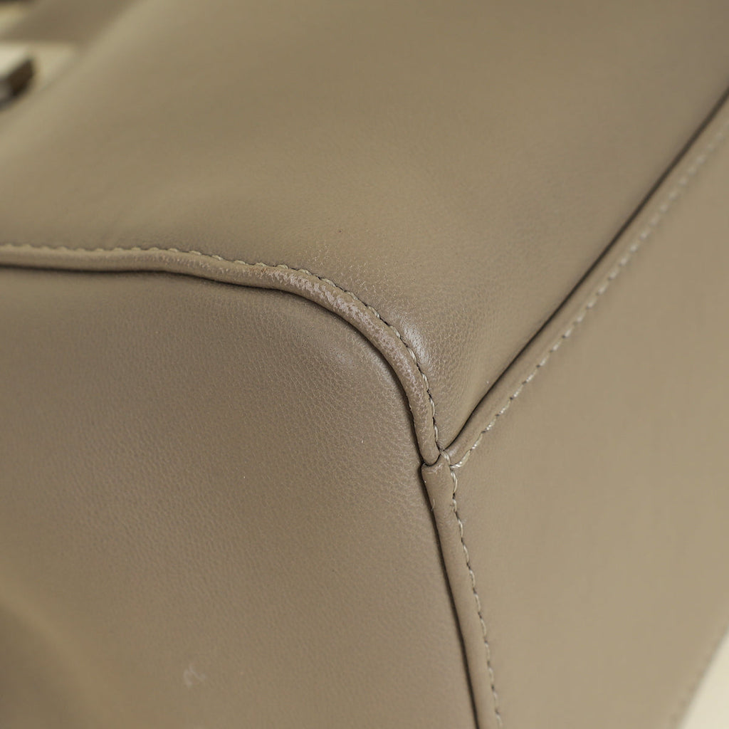 Fendi Grey Peekaboo Mini Bag