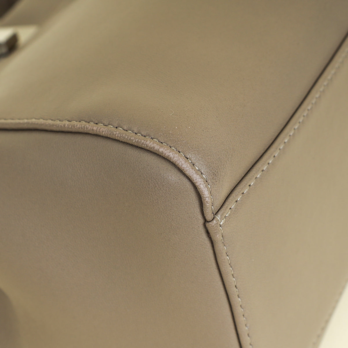 Fendi Grey Peekaboo Mini Bag