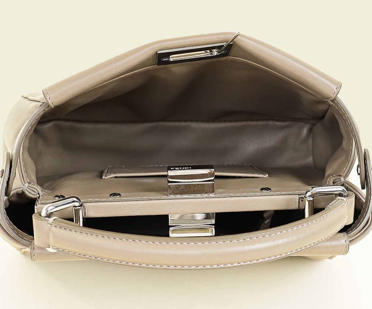 Fendi Grey Peekaboo Mini Bag