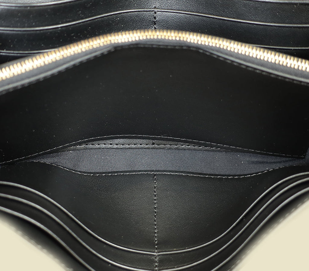Fendi Black "F is Fendi" Studded Chain Wallet
