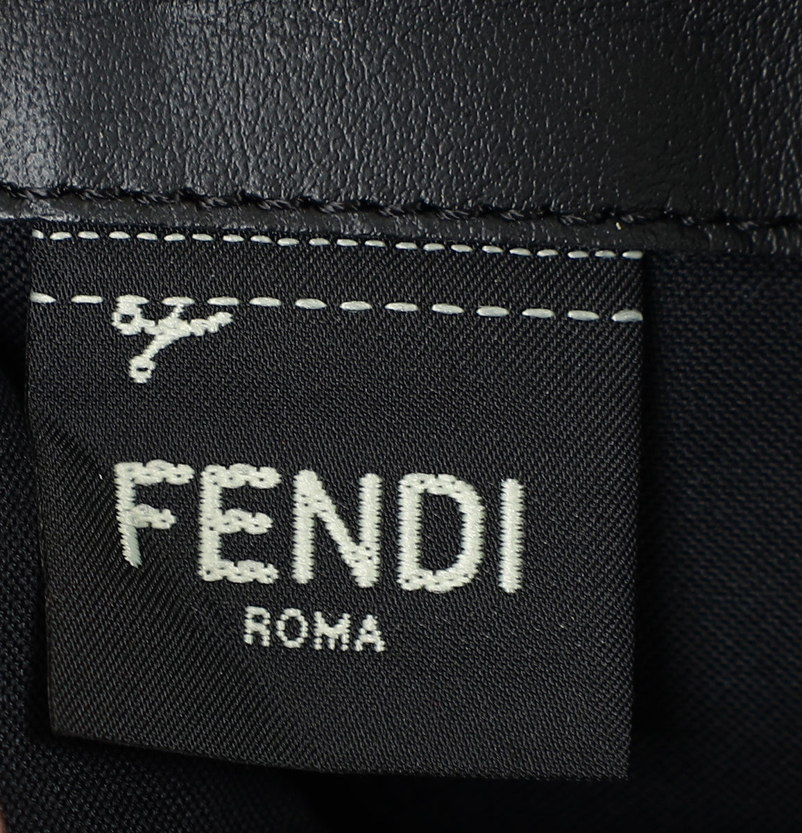 Fendi Black "F is Fendi" Studded Chain Wallet
