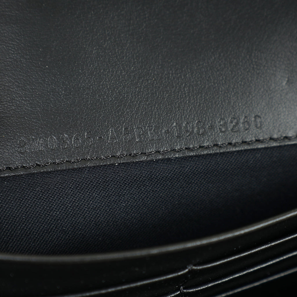 Fendi Black "F is Fendi" Studded Chain Wallet