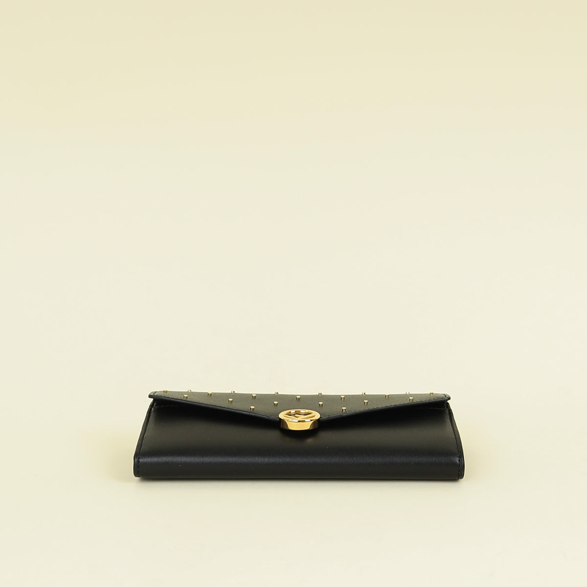 Fendi Black "F is Fendi" Studded Chain Wallet