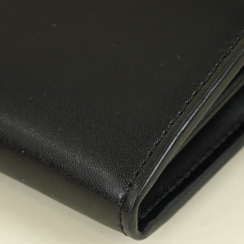 Fendi Black "F is Fendi" Studded Chain Wallet