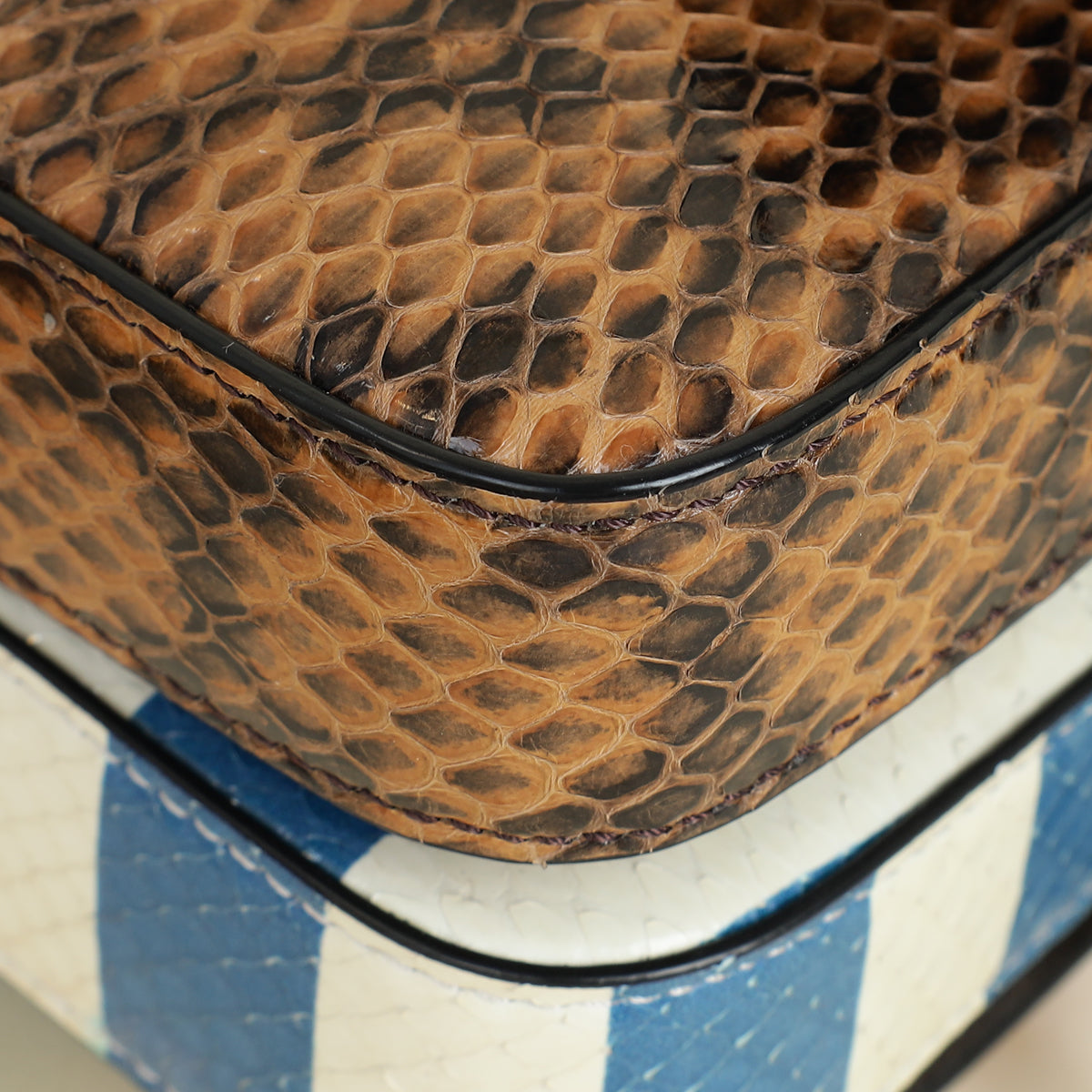 Fendi Tricolor Double Micro Baguette Bag