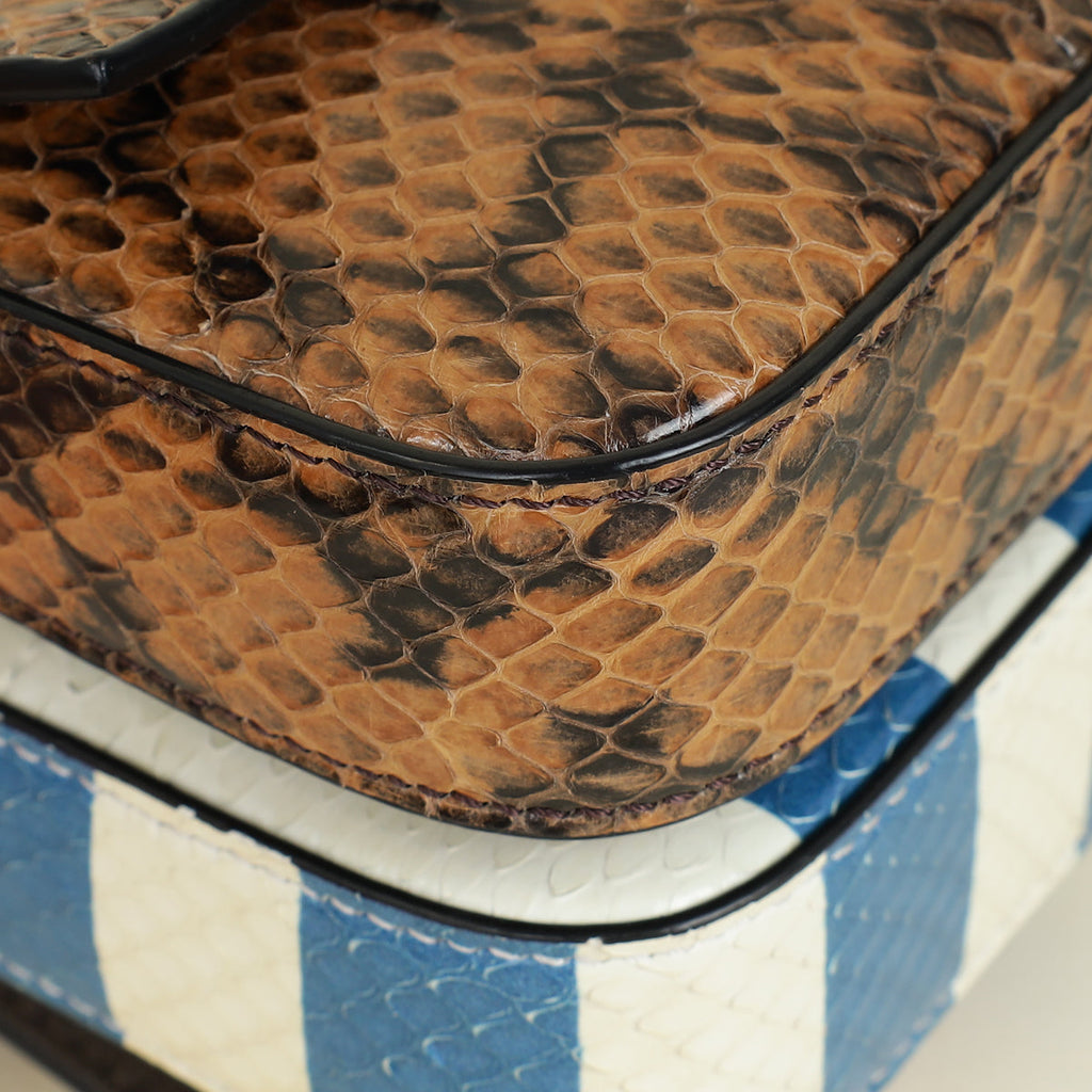 Fendi Tricolor Double Micro Baguette Bag