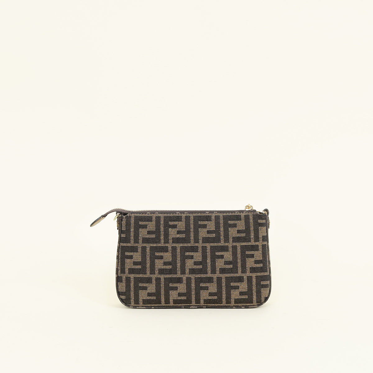 Fendi Tobacco FF Zucca Baguette Pouch