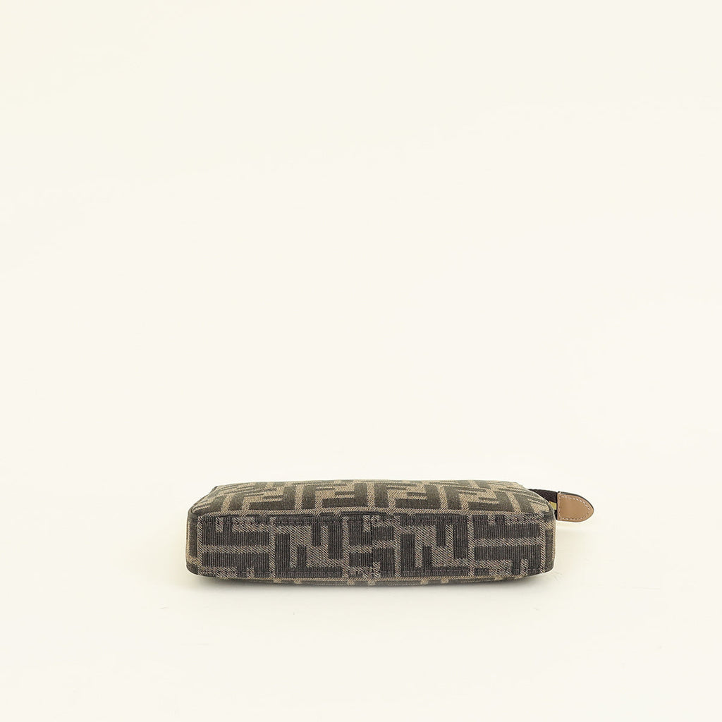 Fendi Tobacco FF Zucca Baguette Pouch