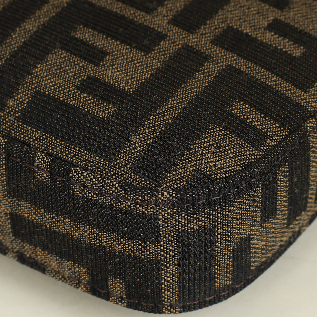 Fendi Tobacco FF Zucca Baguette Pouch