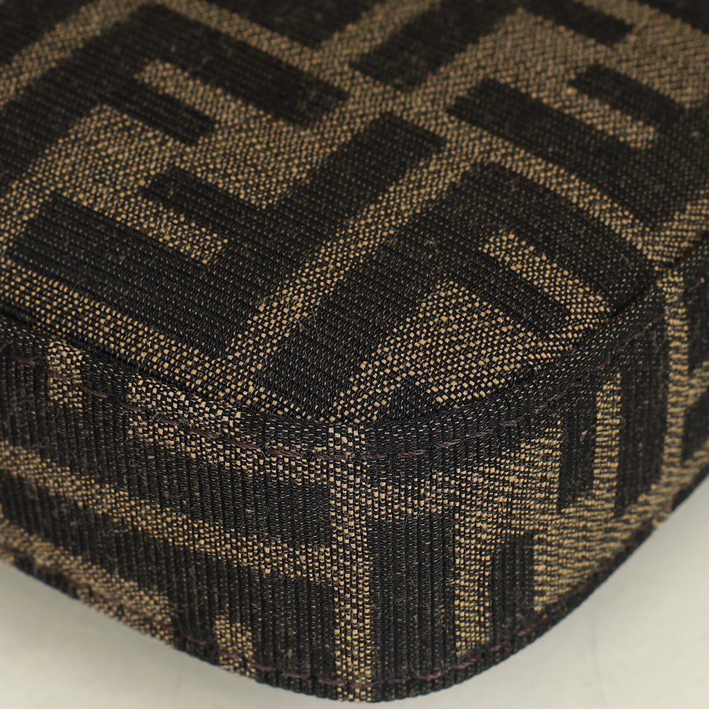 Fendi Tobacco FF Zucca Baguette Pouch