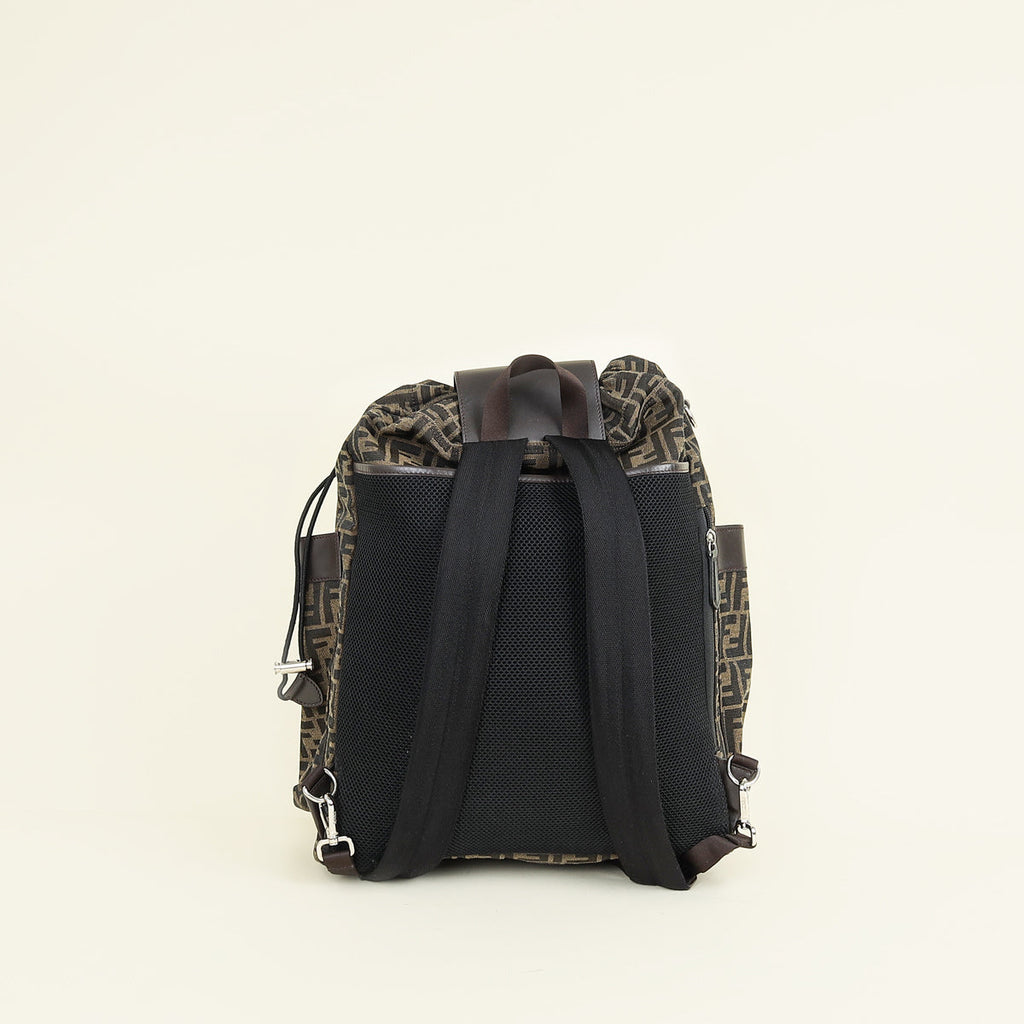 Fendi Bicolor FF Zucca Strike Large Backpack Bag