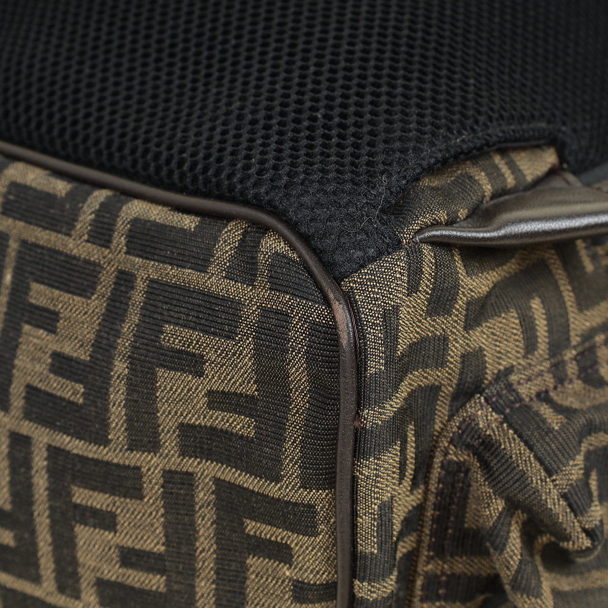 Fendi Bicolor FF Zucca Strike Large Backpack Bag