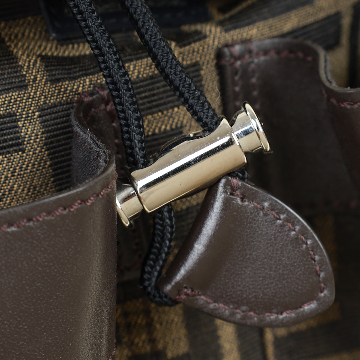 Fendi Bicolor FF Zucca Strike Large Backpack Bag