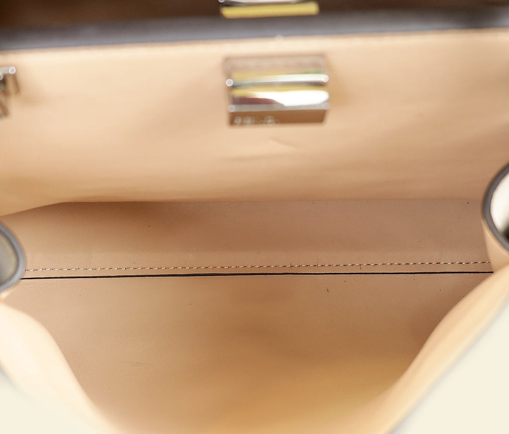 Fendi Cream Peekaboo Iconic Essentially Bag