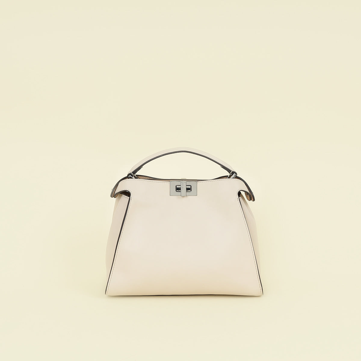 Fendi Cream Peekaboo Iconic Essentially Bag