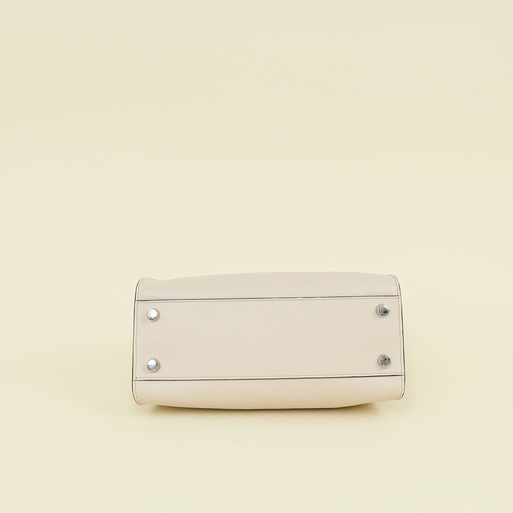 Fendi Cream Peekaboo Iconic Essentially Bag