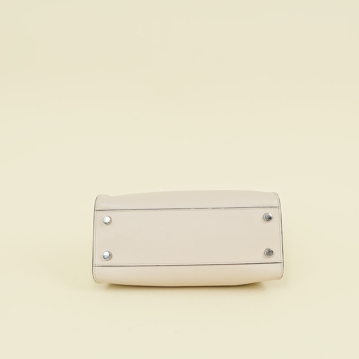 Fendi Cream Peekaboo Iconic Essentially Bag