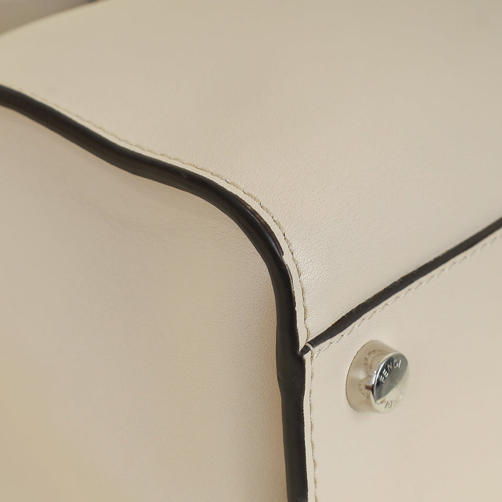 Fendi Cream Peekaboo Iconic Essentially Bag