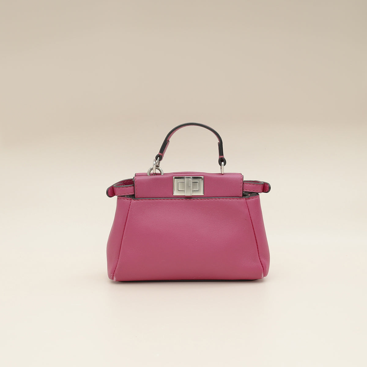Fendi Magenta Peekaboo Micro Bag