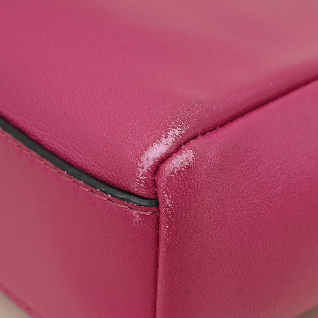 Fendi Magenta Peekaboo Micro Bag