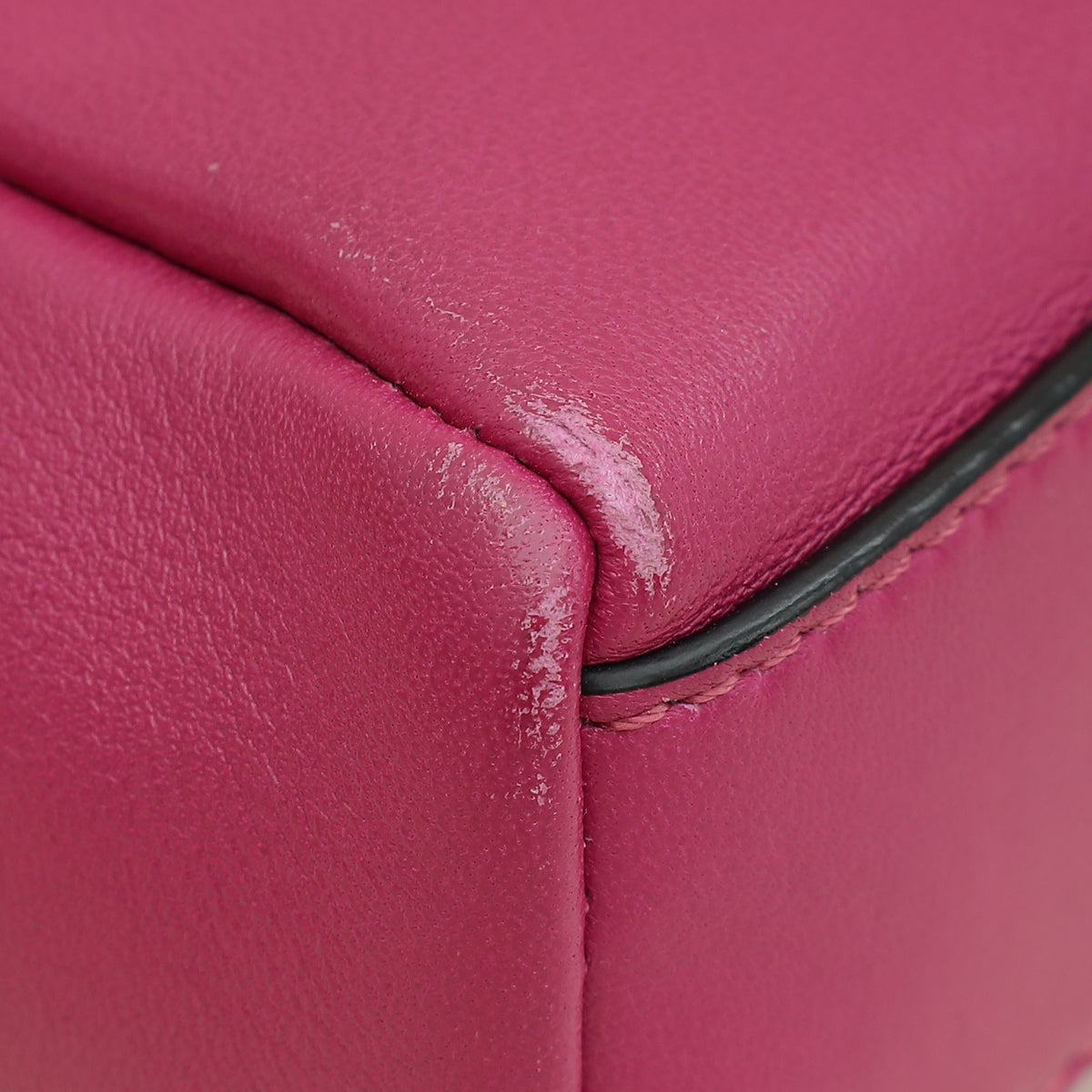 Fendi Magenta Peekaboo Micro Bag