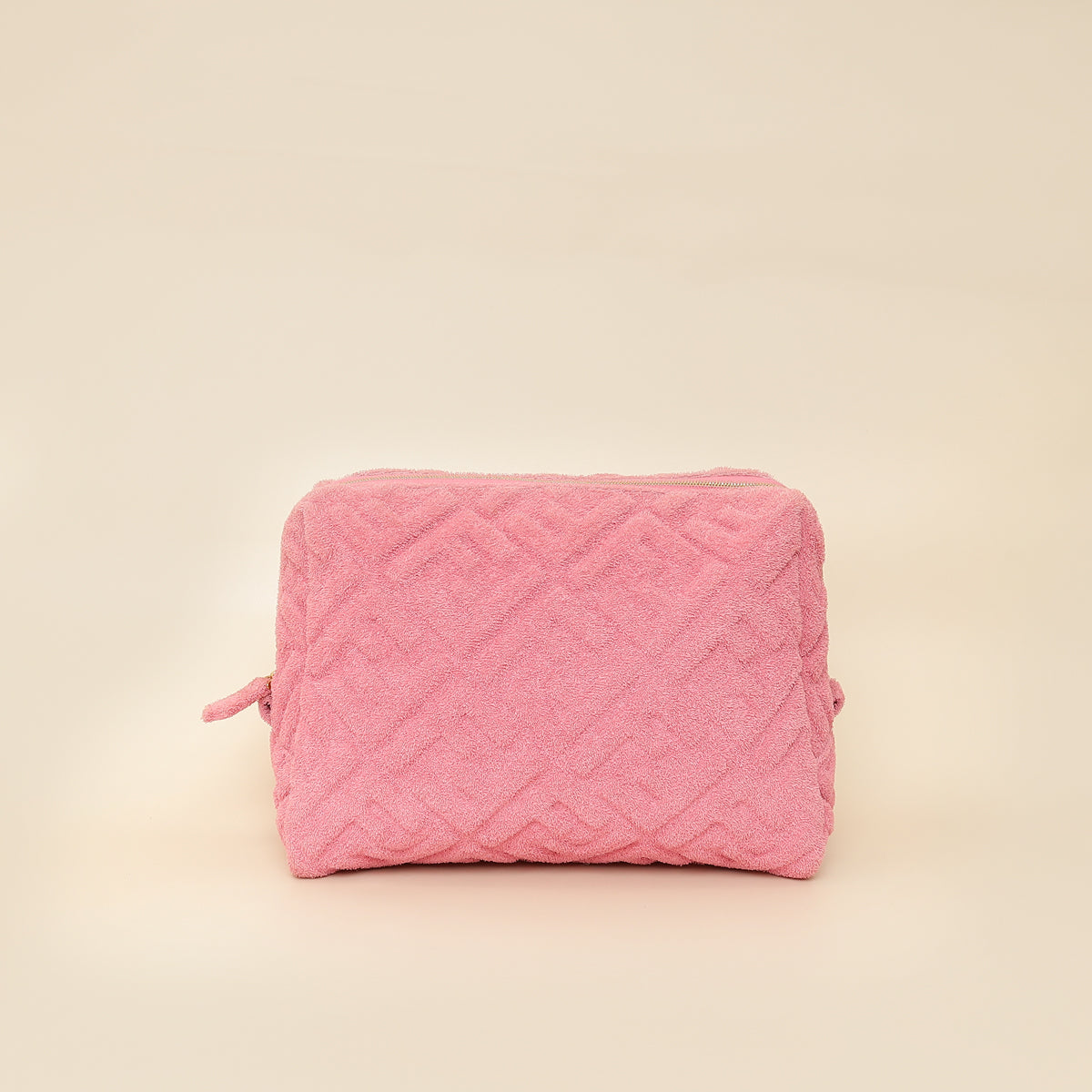 Fendi Lollypop FF 1974 Embossed Medium Trapezoid Beauty Pouch