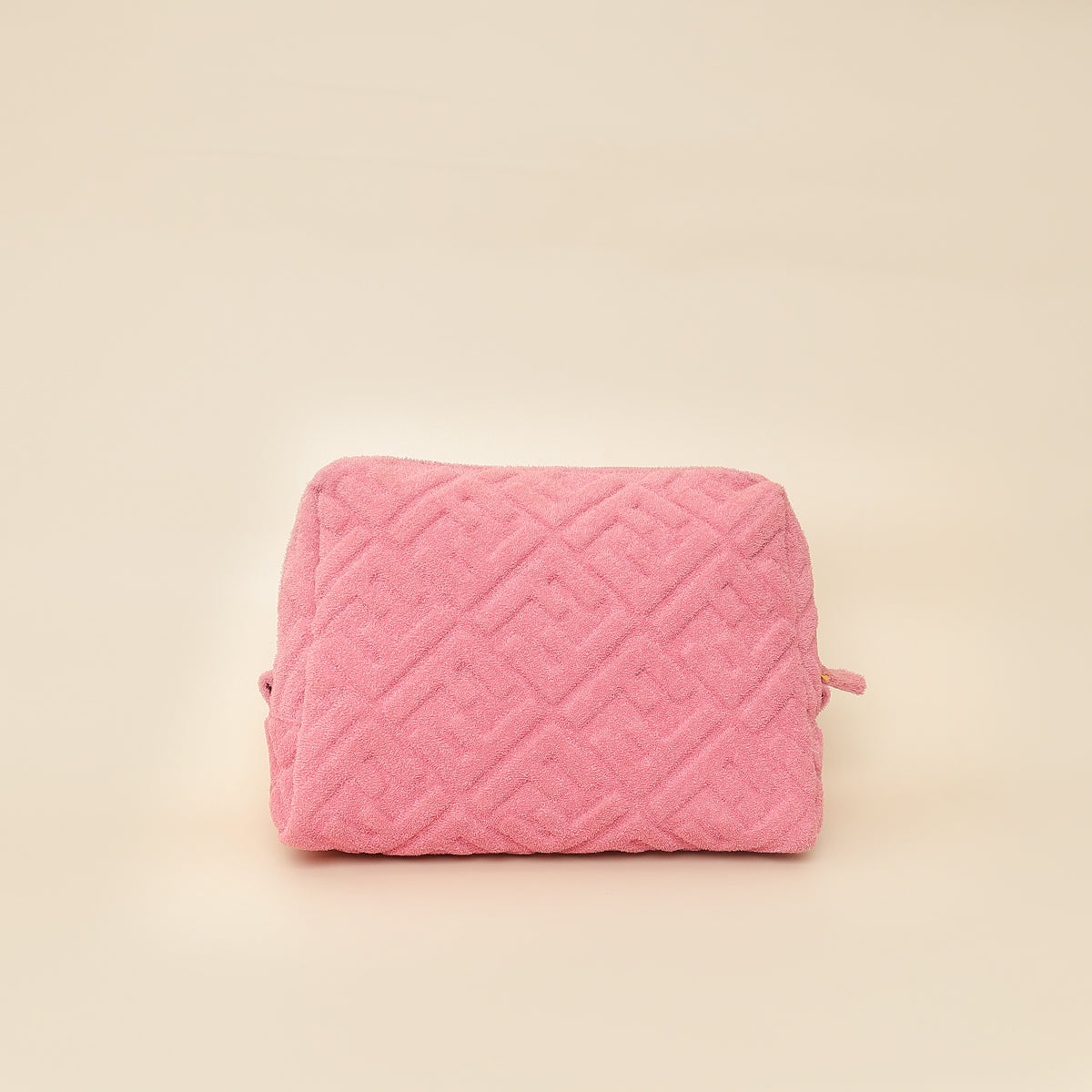 Fendi Lollypop FF 1974 Embossed Medium Trapezoid Beauty Pouch