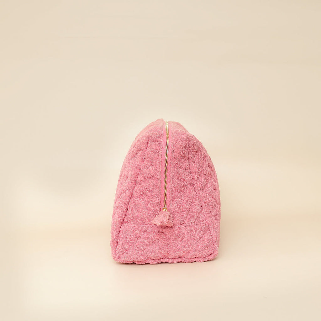 Fendi Lollypop FF 1974 Embossed Medium Trapezoid Beauty Pouch