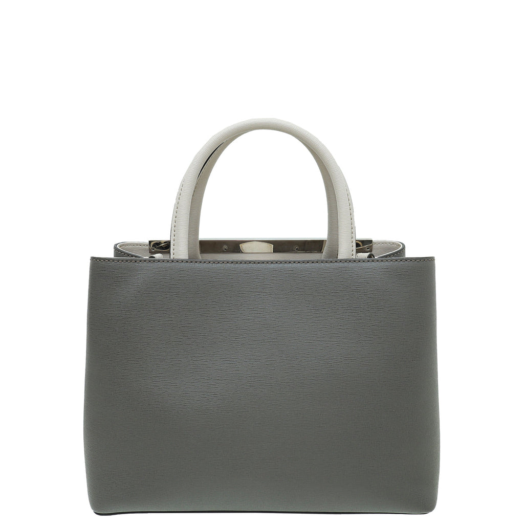 Fendi Dark Grey 2 Jours Monster Eyes Petite Bag