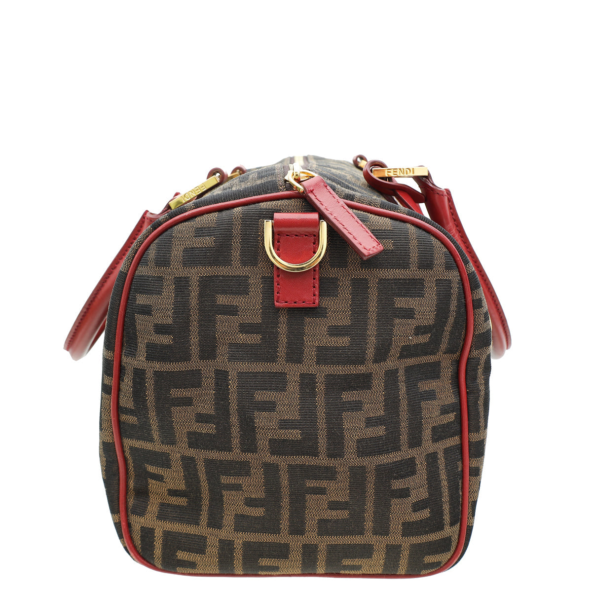 Fendi Zucca Convertible Boston Satchel Medium Bag