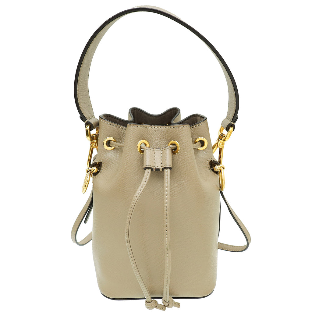 Fendi Beige Mon Tresor Mini Bucket Bag
