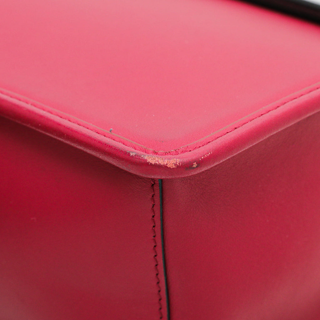 Fendi Red Kan I Flap Medium Bag