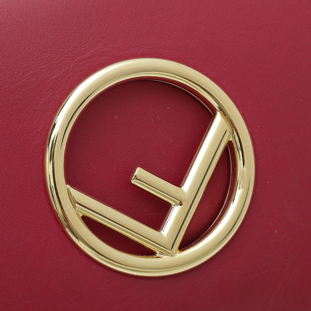 Fendi Red Kan I Flap Medium Bag