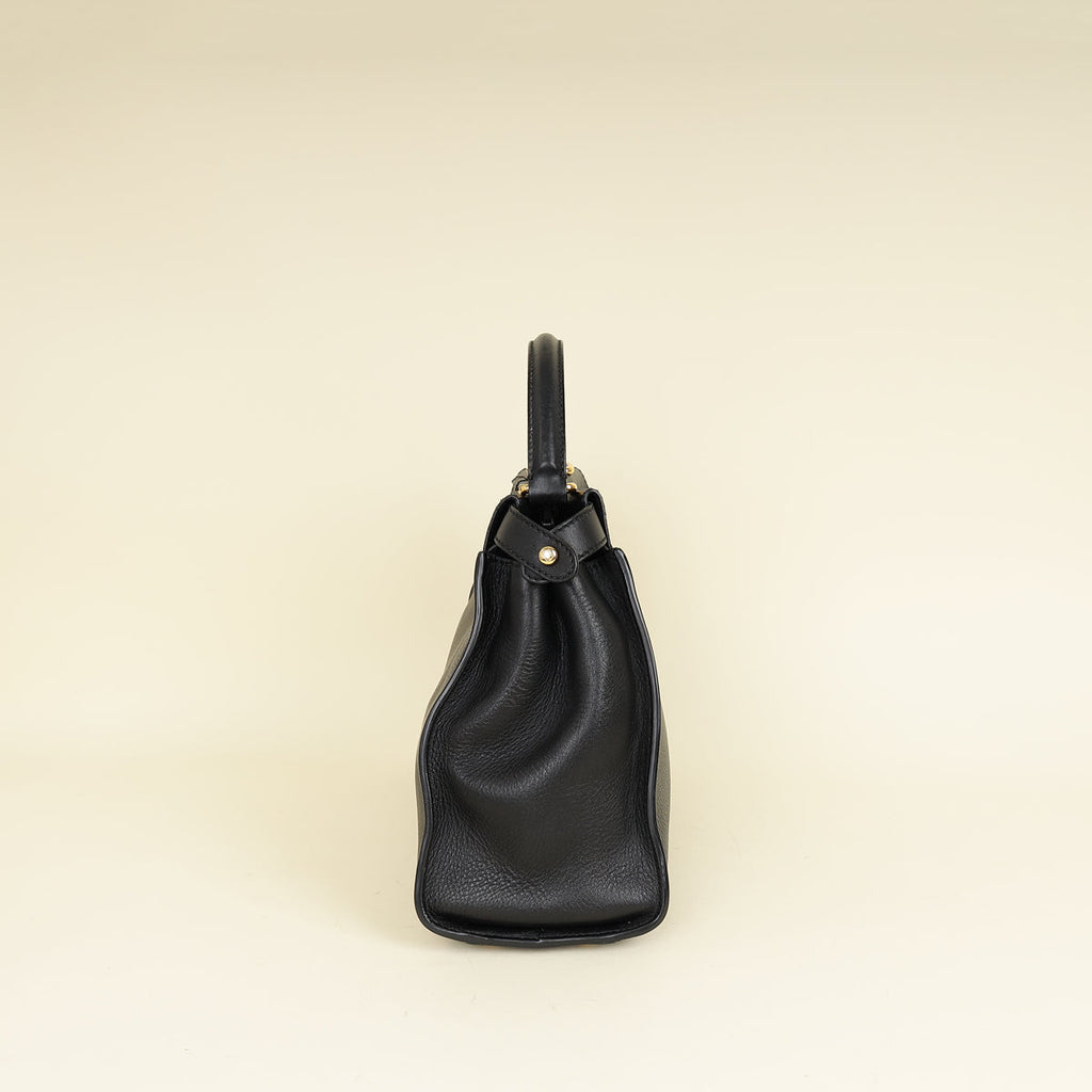 Fendi Black Peekaboo Regular Bag