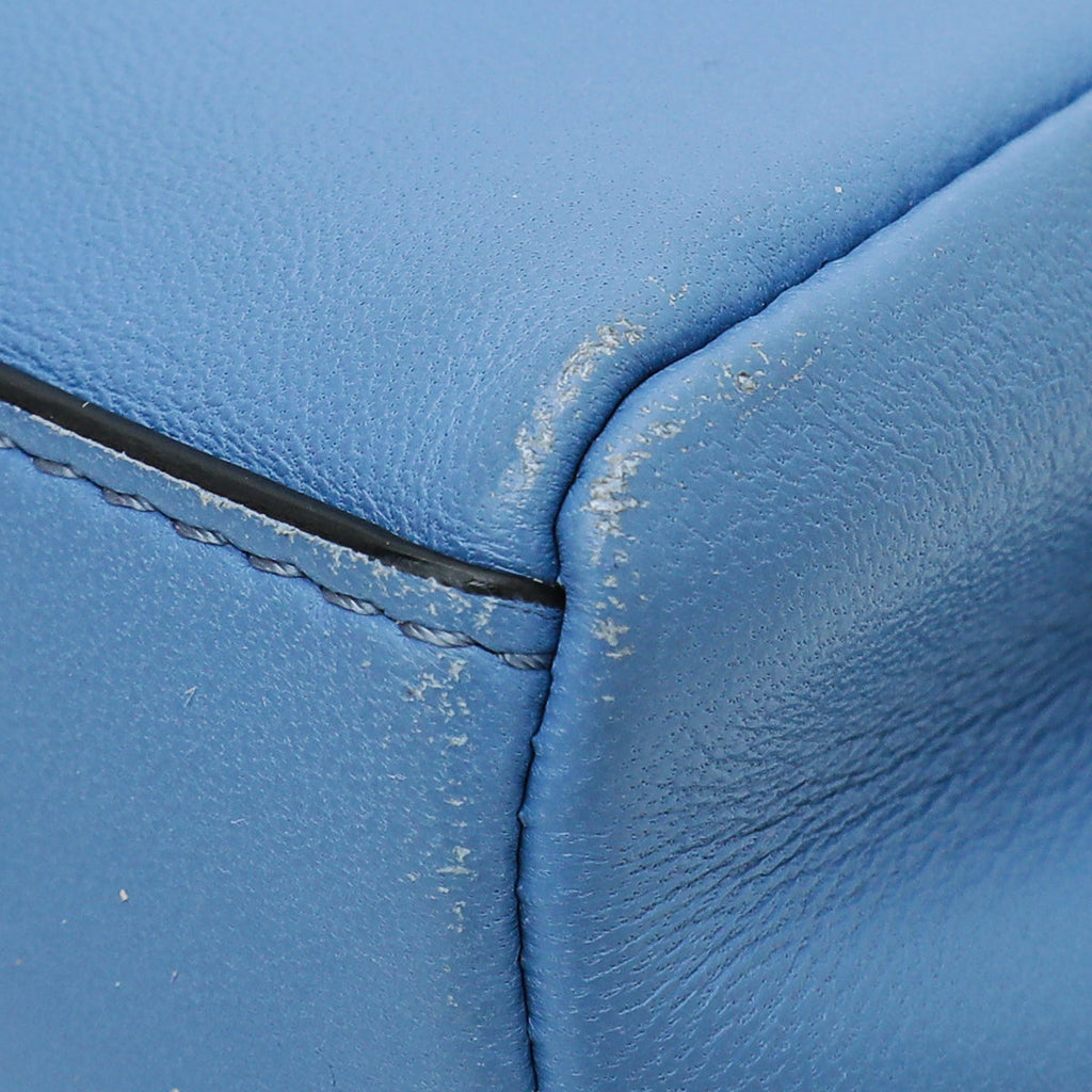 Fendi Blue Micro Peekaboo Bag