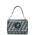 Fendi Black PVC Kan I Bag