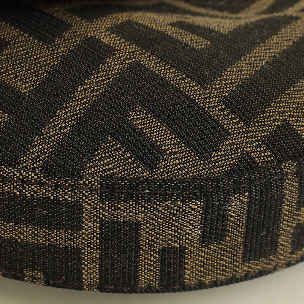 Fendi Tobacco FF Zucca Mini Cookie Bag