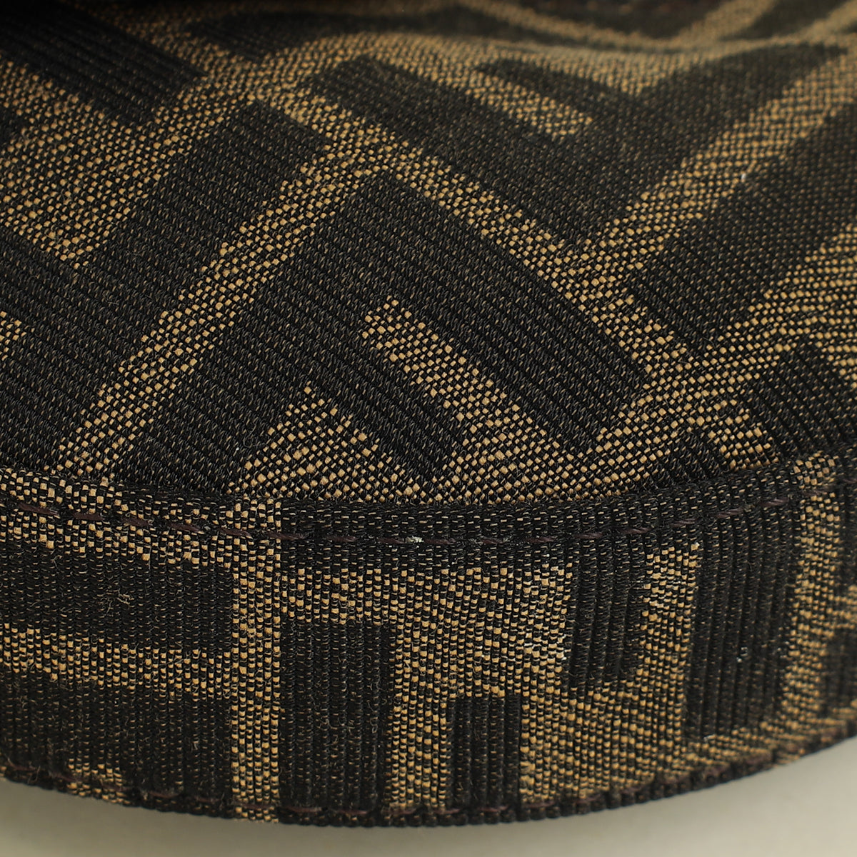 Fendi Tobacco FF Zucca Mini Cookie Bag