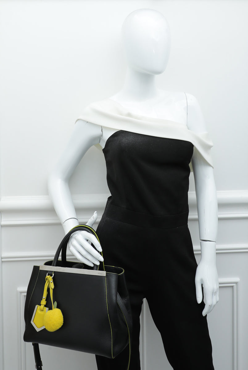 Fendi Bicolor Apple Charm 2 Jours Petite Bag