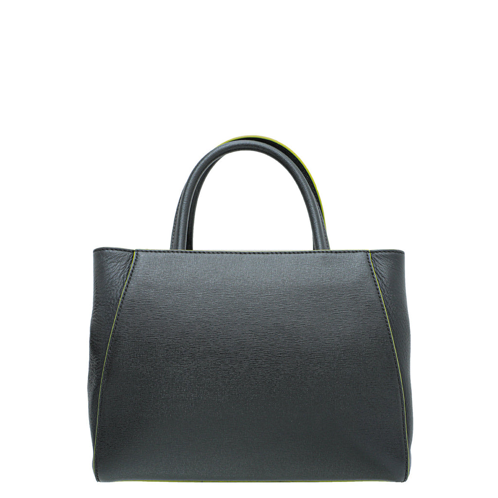 Fendi Bicolor Apple Charm 2 Jours Petite Bag