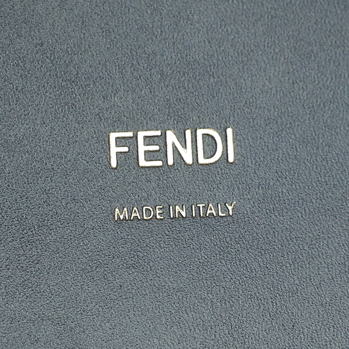 Fendi Navy Blue Sunshine “FENDI ROMA” Shopper Medium Bag W/ Strap You