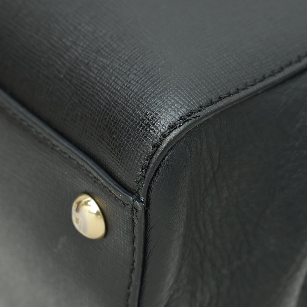 Fendi Black 2 Jours Petite Bag