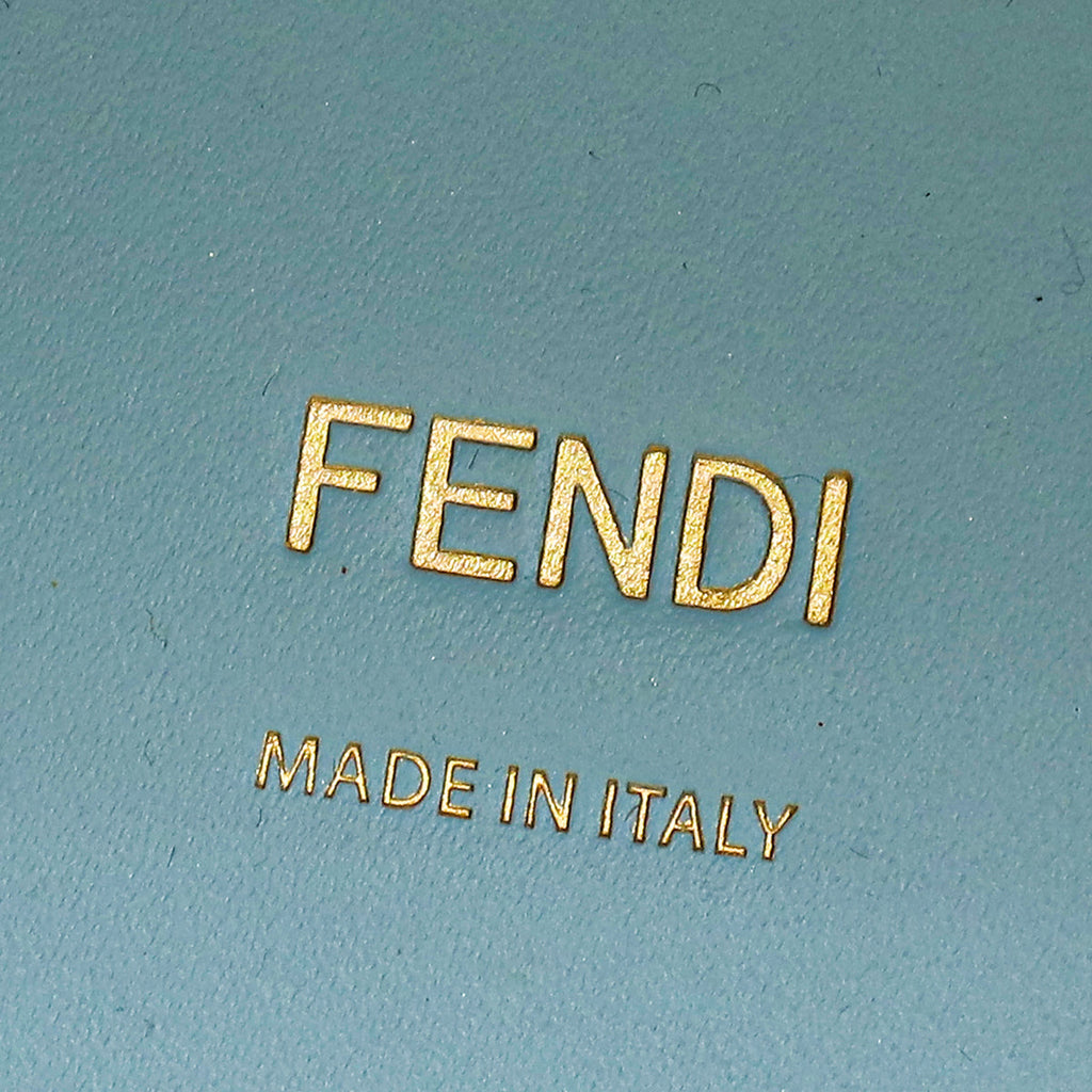 Fendi Sky Blue Sunshine “FENDI ROMA” Shopper Medium Bag