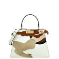 Fendi Multicolor Peekaboo ISeeU Girls Graphics Medium Bag