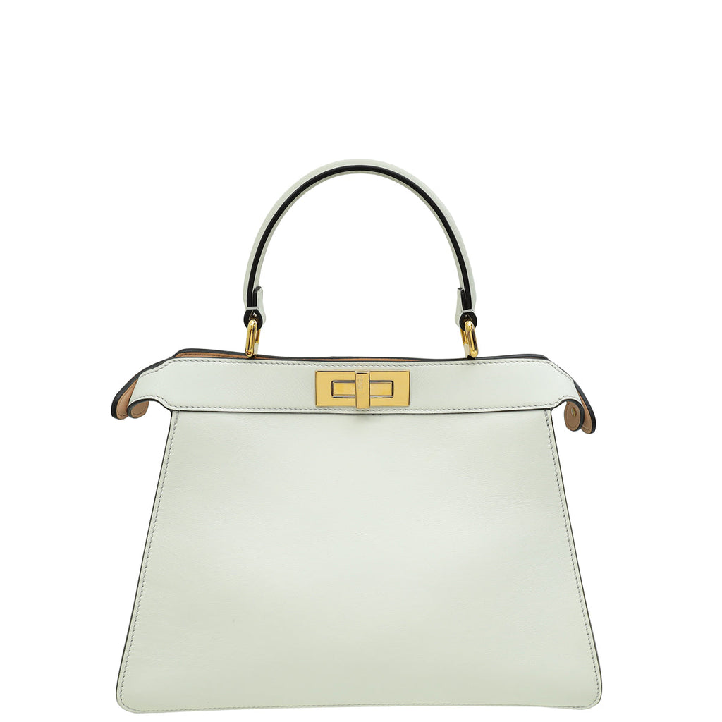 Fendi Multicolor Peekaboo ISeeU Girls Graphics Medium Bag