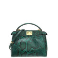 Fendi Green Python Peekaboo Mini Bag