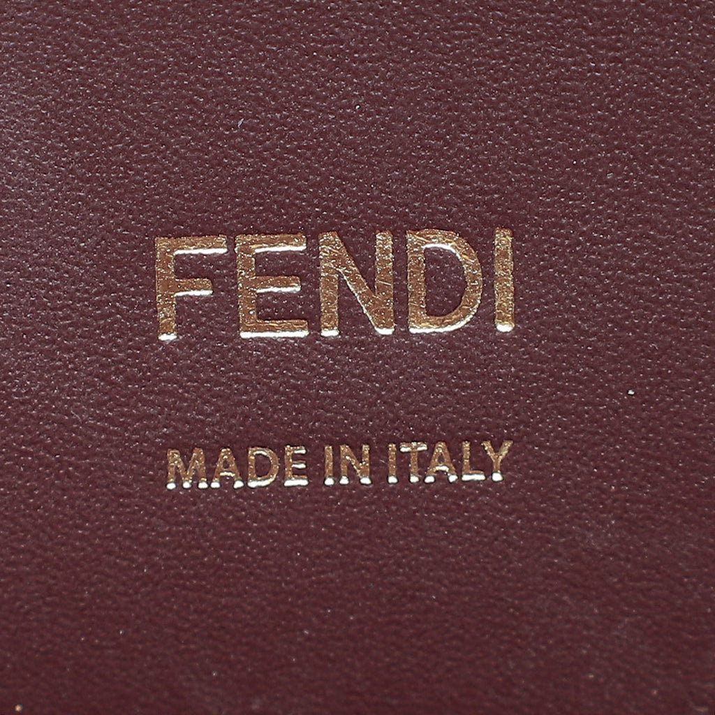 Fendi Bicolor Braided Baguette Bag