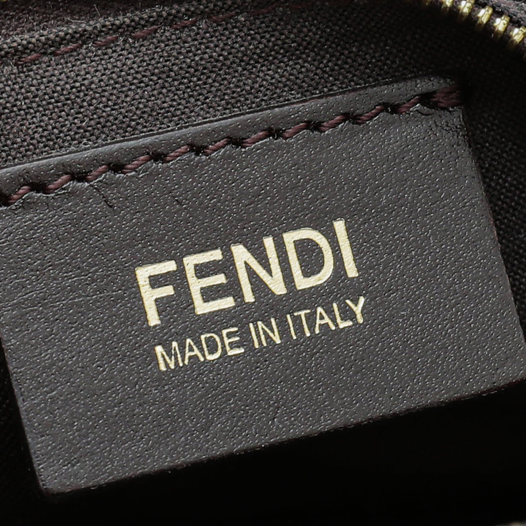Fendi Tobacco Zucca Baguette Maxi Flap Bag